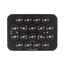 10 шт. 18 Вт Высокая мощность алюминиевая Базовая пластина для Светодиодный прожектор светильник \ радиатор 145x106 мм