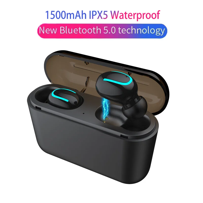 

Bluetooth 5.0 Earphones HBQ -Q32 Q26 Tws Wireless Stereo Earbuds Headset Sport Music earphone In Ear Headphones For iOS Android
