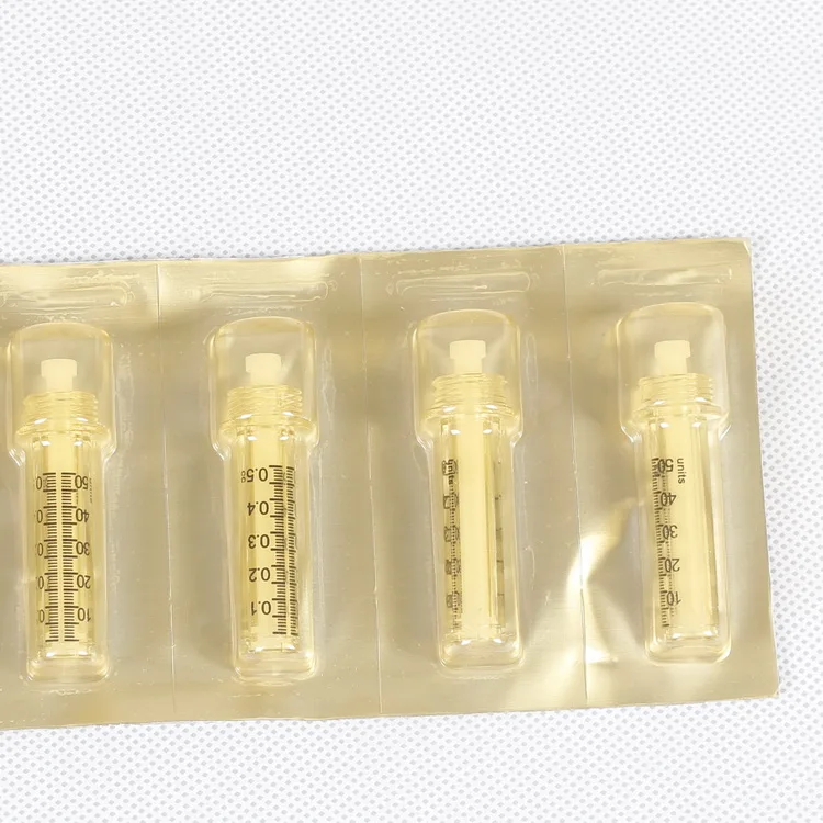 

0.5ml 100pcs Hyaluronic pen Syringe or Ampoule Head needles for Hyaluron Gun Hyaluronic Pen Atomization Wrinkle Removal Syringes