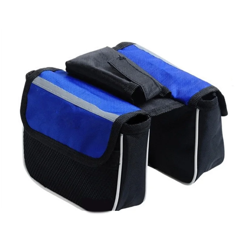 Cycling Bicycle Bike Top Frame Front Pannier Saddle Tube Bag Phone Pouch Holder