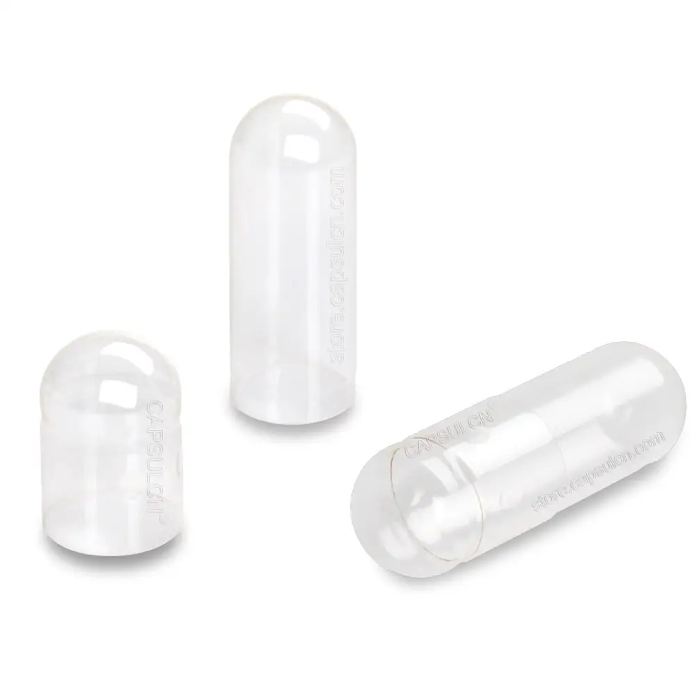 

5000 Pcs/Carton Empty Vegetarian Pullulan Capsules Size 000 Clear Colored Separated or Joined Capsule