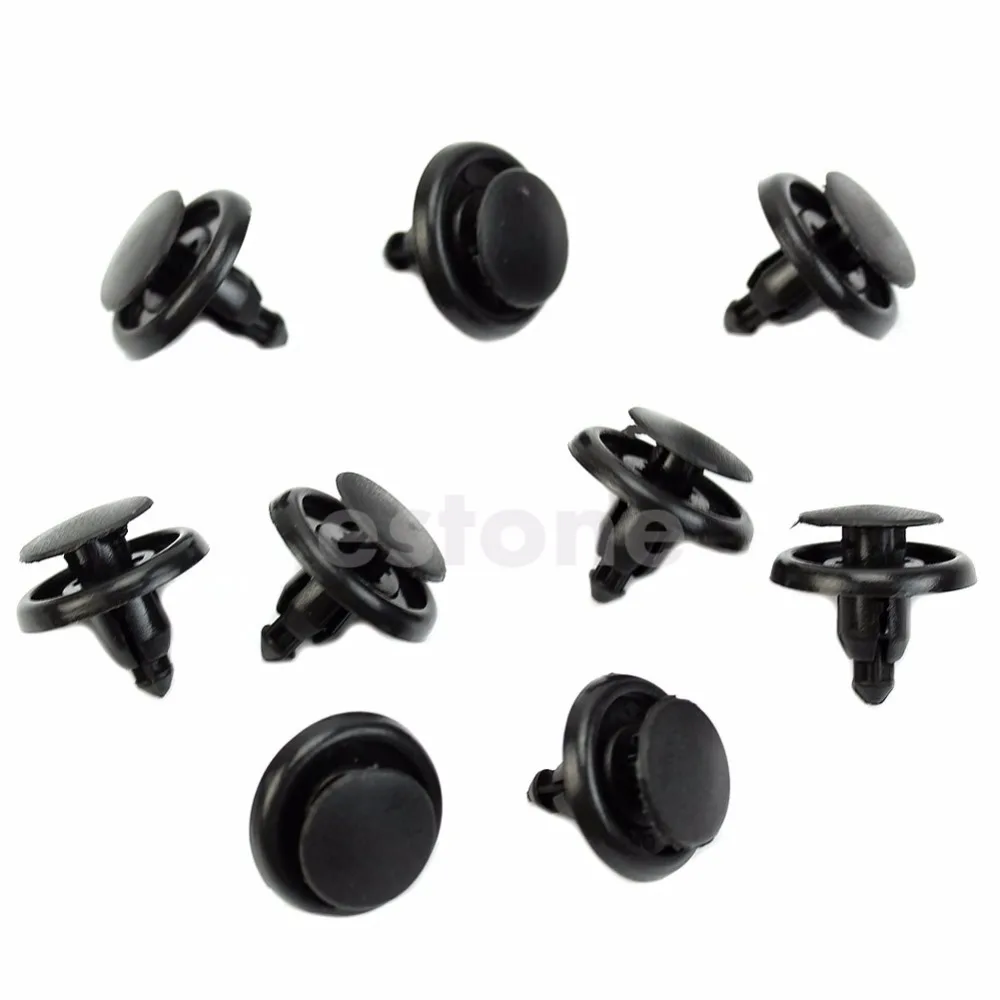 High Quality 20pcs Rivet Fastener Bumper Push Retainer Hood Clips 7mm