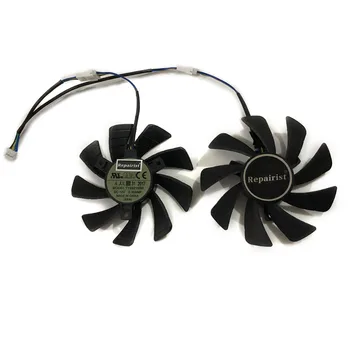 

2pcs/set T129215SH GPU VGA Cooler Graphic Card Fan For MANLI GeForce GTX 1060 Gallardo M NP1041005RD F380G Video Card Cooling