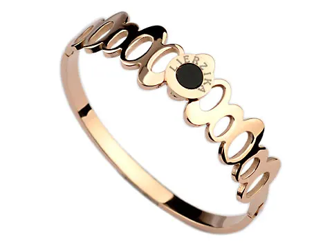 

free shipping Lierzika 316L stainless steel rose gold color different color shell can choose hollow irregular brcelet