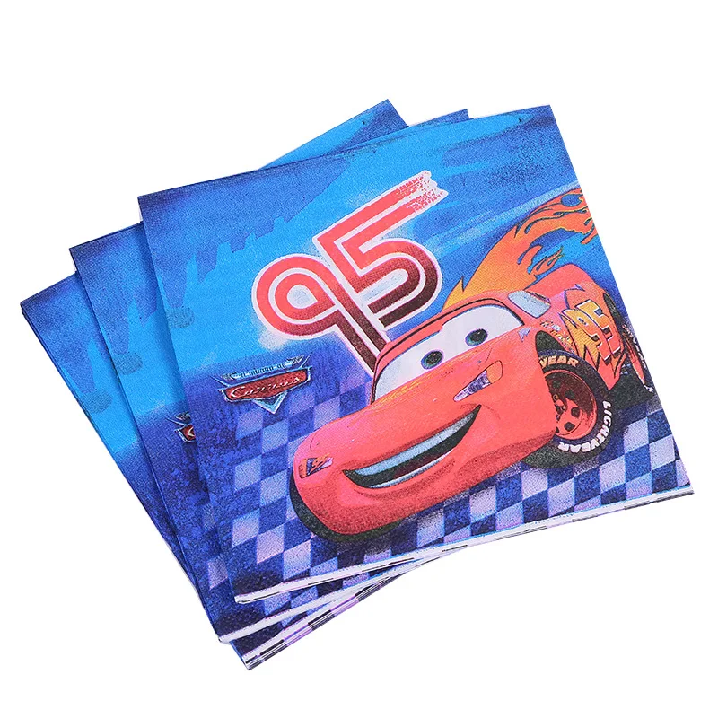 61PC/LOT Decoration Dishes Cars Theme Tablecloth Birthday Party Cups Napkins Baby Shower Plates Kids Boys Favors Table Cover