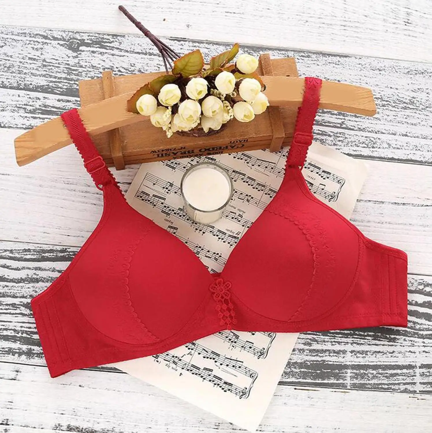 

women bra lingerie bralette Women Sexy Lace Push Up Bras Tank Cami Crop Underwear Deep V Lace bras for women Underwear Solid BR3