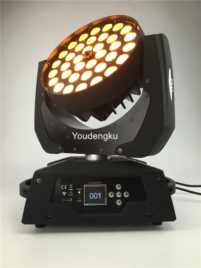 16 pieces Ultra bright 36 led zoom moving head lights 36 x 15W rgbwa 5
