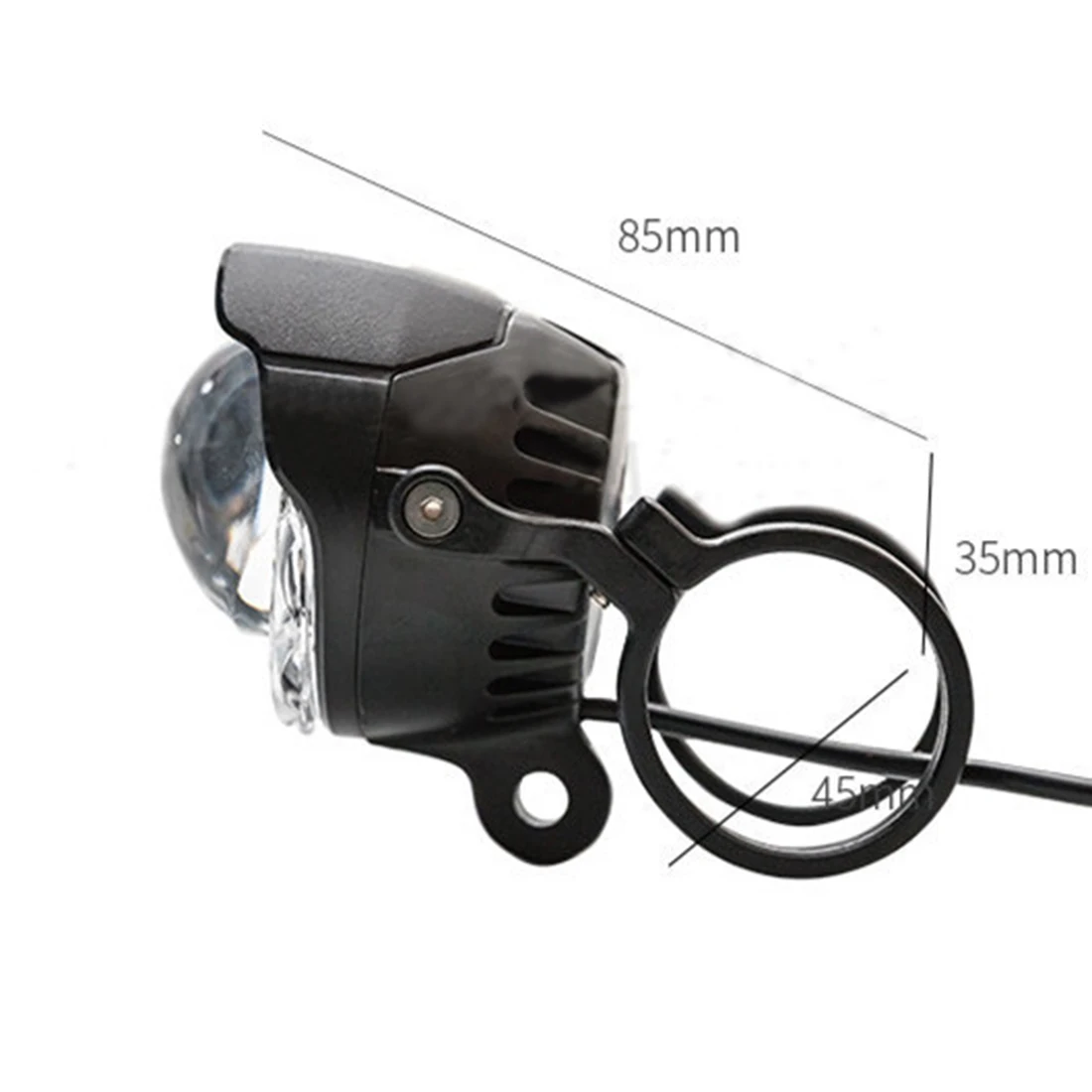 Leadbike LD28 USB Rechargeable T6 LED Bicycle Anti-glare Headlight 750LMs IP4 Waterproof 3 Modes Front Light