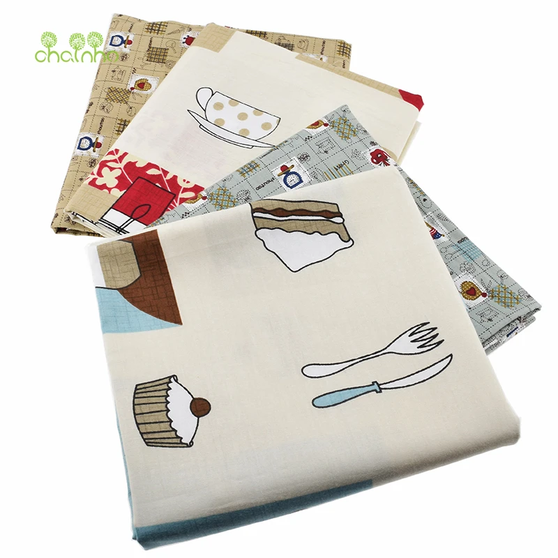 

Cartoon Printed Twill Cotton Fabric For DIY Patchwork Quilting Sewing/Tissue Of Pillow,Cushion,Table Cloth Material Half meter