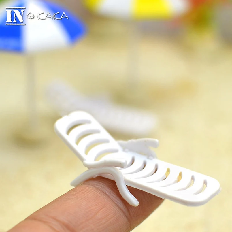 Mini artificial beach chair bench Micro fairy garden figurine miniature/terrarium/doll house decoration ornament DIY accessories Mini artificial beach chair bench Micro fairy garden figurine miniature/terrarium/doll house decoration ornament DIY accessories