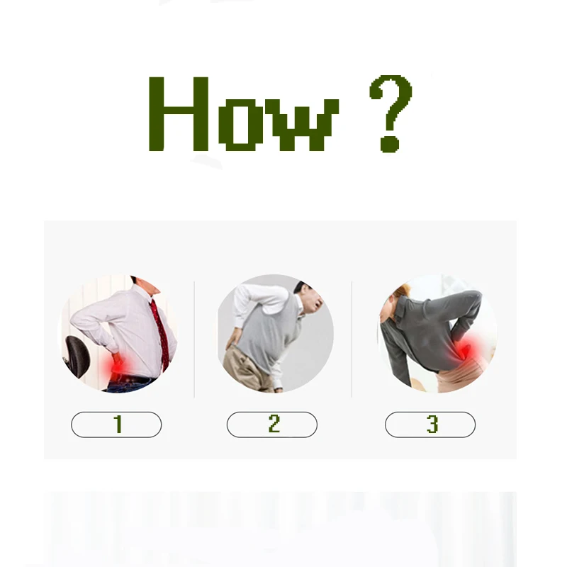 HowOrthopedic Medical Steel Plate Back Brace Support Belt Corset for the Back Posture Corrector Tourmaline Self Heating Belts