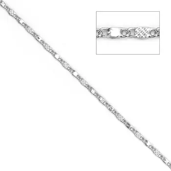 

Doreen Box Copper DE Gaulle Chain Necklace Findings Gold Silver Color Jewelry Accessories Findings 5x1.7mm( 2/8" x 1/8"), 5 M