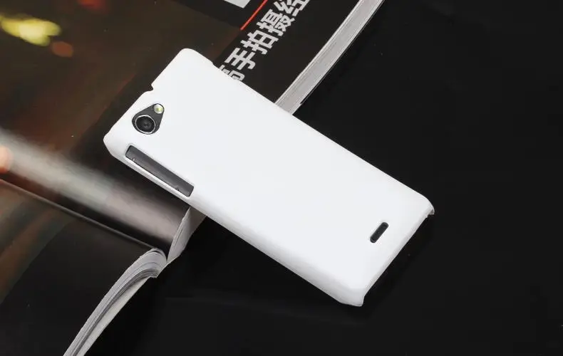 TAOYUNXI цветной резиновый матовый жесткий чехол на заднюю панель для sony Xperia J ST26i 4 0