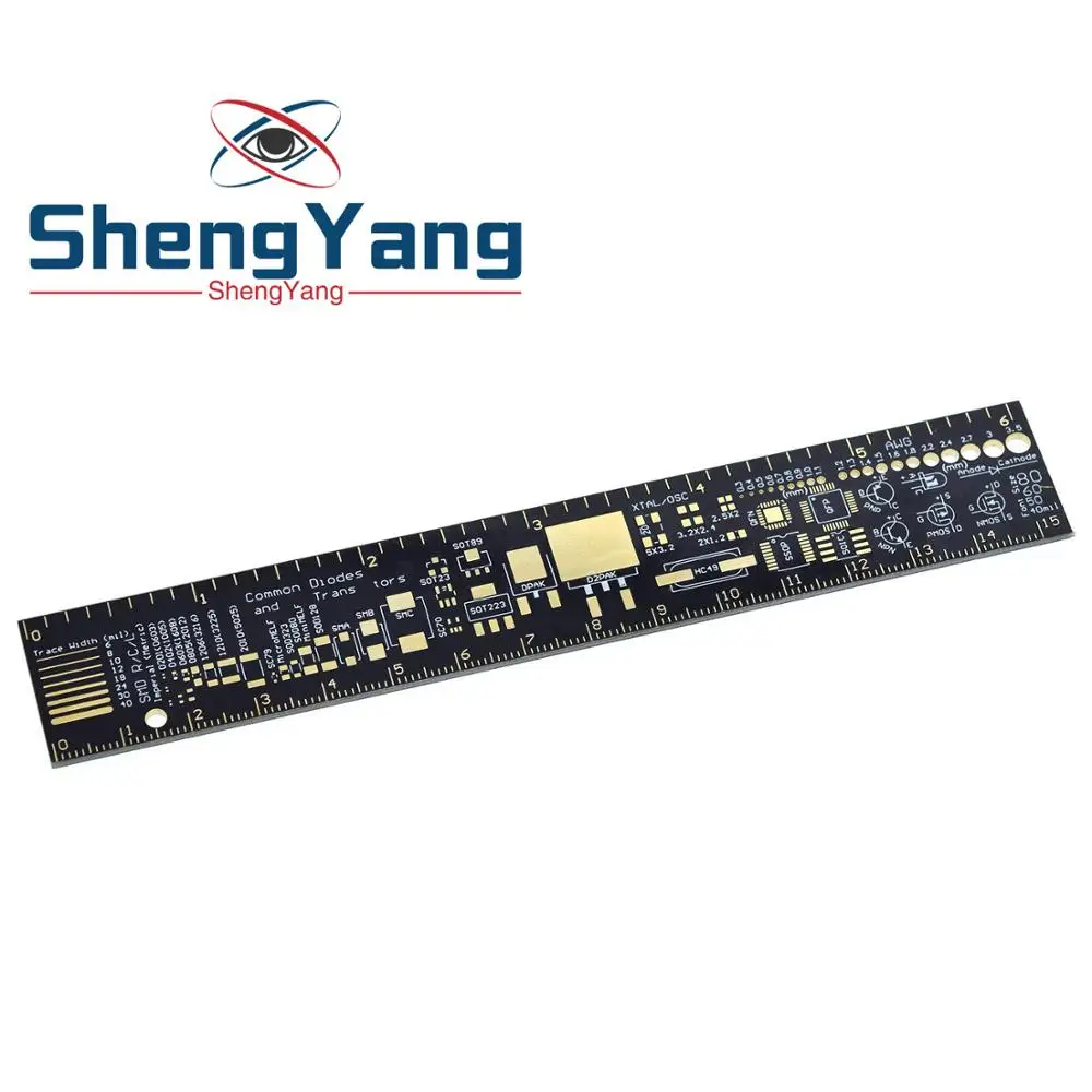 ShengYang PCB линейка для электронных инженеров для гиков, производителей для фанатов Arduino, PCB линейка, PCB упаковочные блоки v2-6