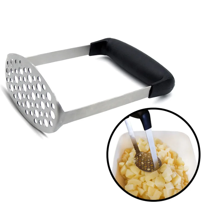 Potato Masher and Ricer Stainless Steel Smooth Mashed Potatoes Sweet