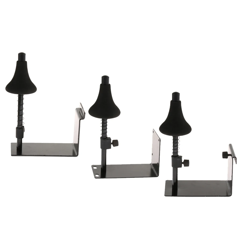 Durable Trumpet Wall Hanger Holder Trumpets Holder Black Brass Instrument Accessory 
