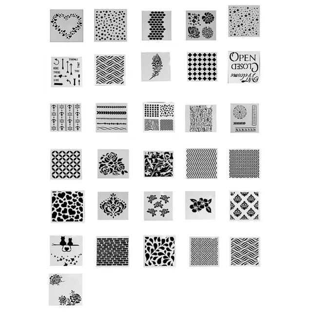 fondant cake stencil carved printing patterns mold happy birthday