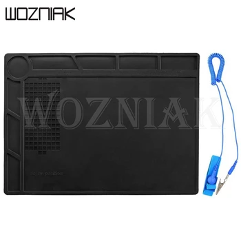 

Heat-Resistant Silicone Repair Mat Maintenance Platform BGA Soldering Repair Station Non-skid Insulation Desk Pad