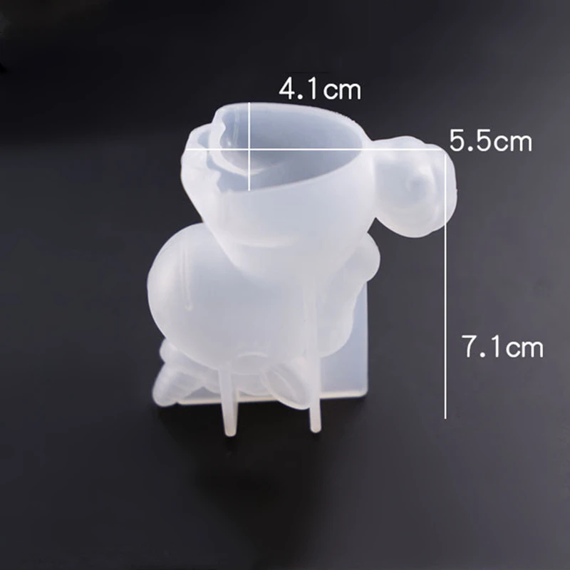 Unicorn-kitten-transparent-mirror-silicone-mold-DIY-fondant-mousse-mold-Decoration-mould (5)