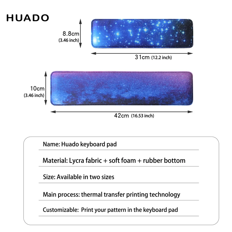  Keyboard Wrist Rest Pad/Mouse Wrist Rest Memory Foam Superfine Fibre Support for Office/ Computer/ 