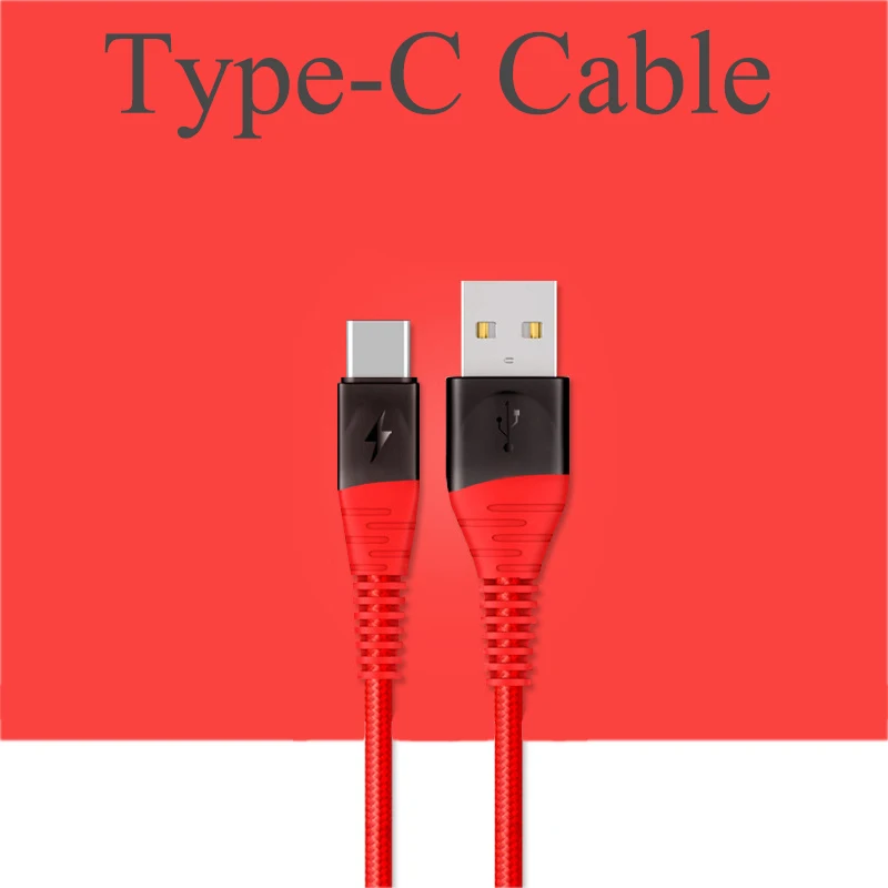 Кабель USB type C 2.4A Micro USB C для Xiaomi Redmi Note 5 Pro 4 Micro USB зарядное устройство type C кабель для samsung S9 huawei P20 pro - Цвет: Type C Red