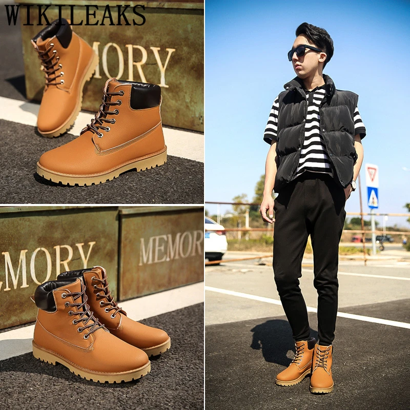 

ankle boots men army shoes desert boots men military designer shoes leather boots men casual shoes zapatos de seguridad ayakkabi