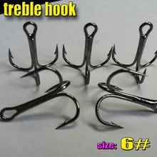 Последний крючок тройные рыболовные крючки Размер/6#30 шт только производство, Высокоуглеродистая сталь