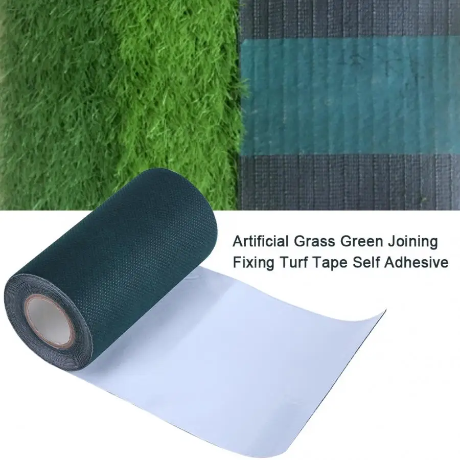 Artificial Grass Tape Green Joining Fixing Turf Self Adhesive Lawn Carpet Seaming Taper 5mx15cm | Обустройство дома