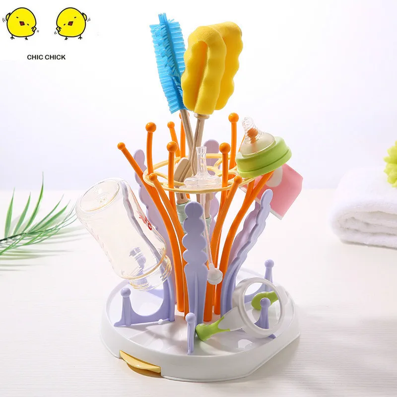 

Portable Drying Rack For Baby Bottles Drainer Bottle Holder For Feeding Drying Cup Rack For Babies Bottle Drying Rack