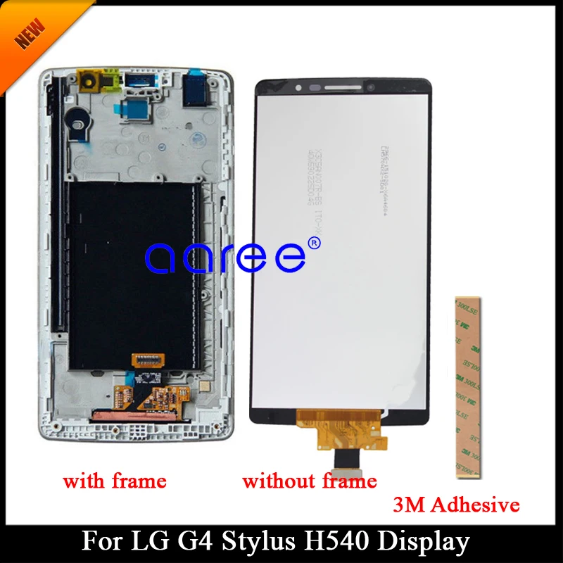 

100% протестированный класс AAA ЖК-дисплей стилус для LG G4 H540 ЖК-дисплей для LG G4 Стилус ЖК-экран сенсорный дигитайзер в сборе