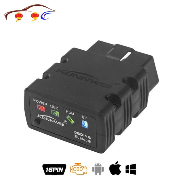 Konnwei Kw902 Elm327 Bluetooth Obd2 Voiture Diagnostic Scanner Lecteur de  code Outil