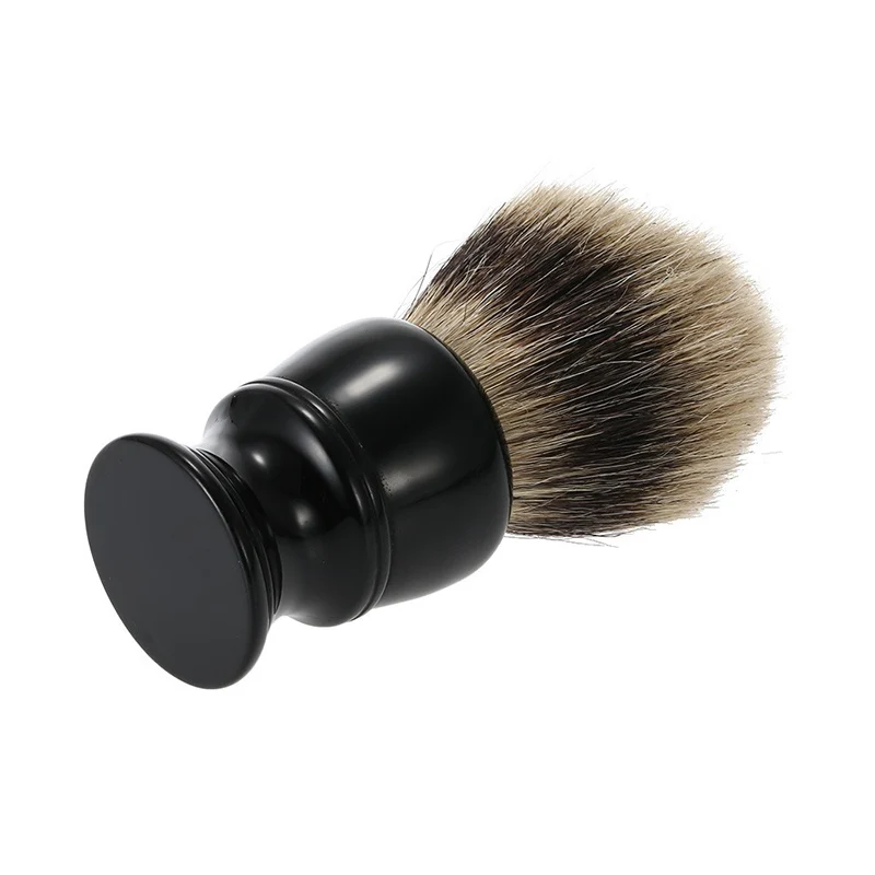 Роскошная щетка для бритья Badger Bristles, Мужская кисть для бритья, Парикмахерская кисточка для бритья, расческа для бороды, инструмент для очистки, металлическая основа