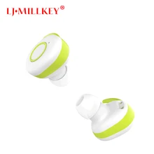 TWS Invisible Mini Headset 3D Stereo Hands-free Noise Reduction Bluetooth Headset Wireless Earphones And Power Bank Box YZ111