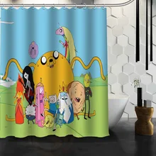 Belle beemo adventure time Imprimé Polyester Rideau De Douche 66×72 Pouces Américain Style Salle De Bains Rideau De Douche