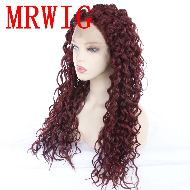 MRWIG Ombre Green 12in Short Bob Straight Synthetic Glueless Front Lace Wig Mid Part For Woman