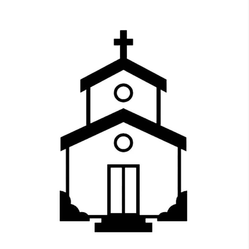 Tancredy The 2nd Half Price 16*10CM HOLY CHURCH personal car sticker