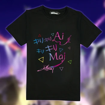 

MACROSS DELTA Anime Basic Tee 100% Cotton Cosplay Black Short Sleeve T-Shirt