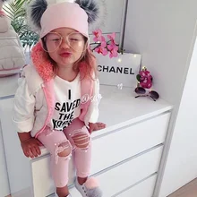 Шапка-ушанка, детская шапка с ушками, детская шапочка для малышей, вязаная шапочка с помпонами из искусственного меха для маленьких мальчиков и девочек от 6 месяцев до 3 лет