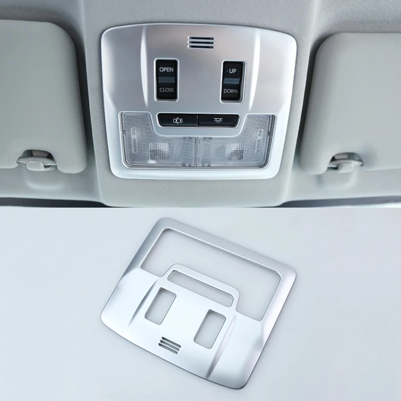 

For Toyota RAV4 2014 2015 2016 2017 2018 Accessories Matte Interior Front Reading Light Lamp Cover Trim Frame 1pcs