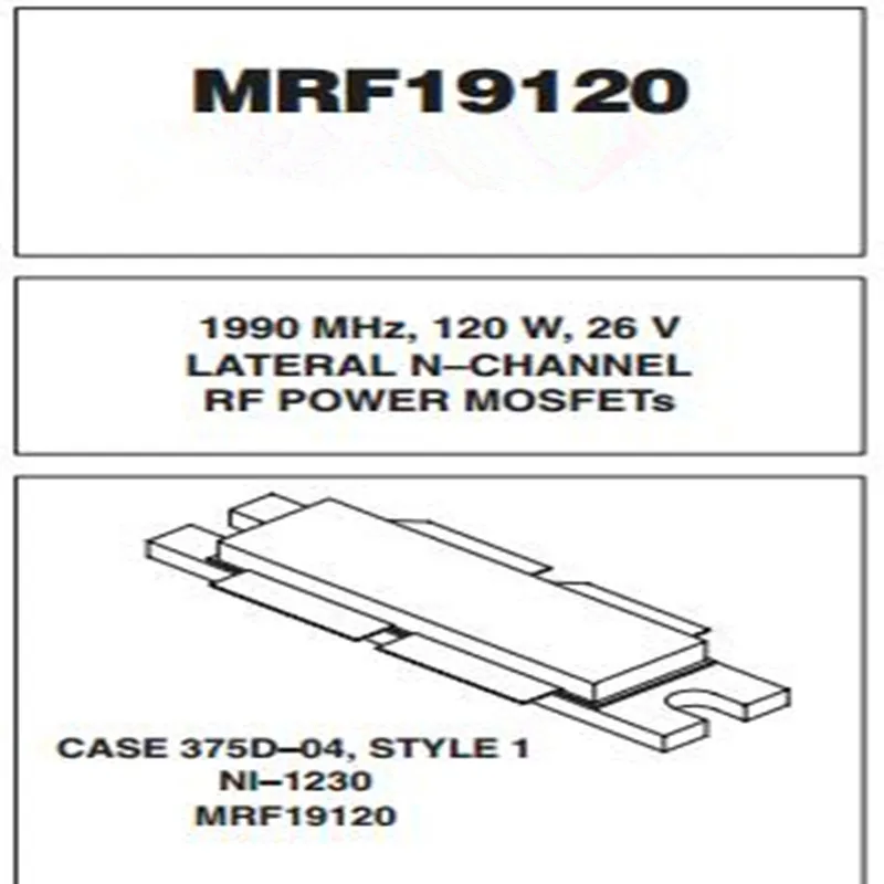 

MRF19120 MRF19120R6 - High-quality original transistor
