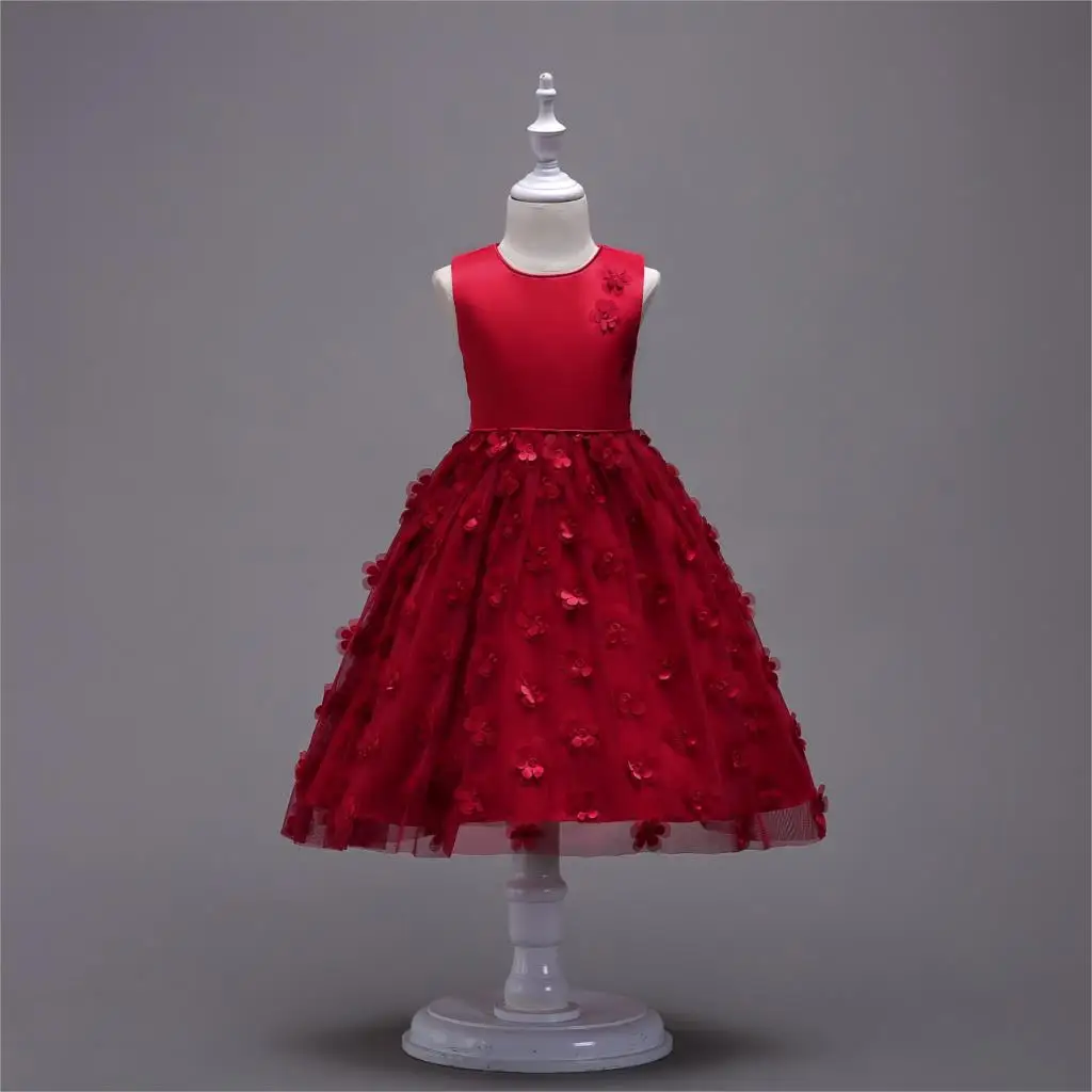 

Summer Kids Dresses For Girls Wedding Dress 2019 Toddler Bow Princess Dress Children Birthday Party Dresses Baby Girl Vestidos