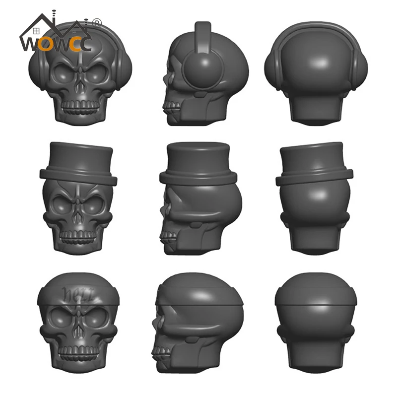 

Skull Ice Cube Maker Bones Ball Tray Cake Candy Tools Kitchen Gadgets 4 6 Grid 3D Silicone Whiskey Ice Ball Mold