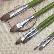 От производителя 6 высококачественных cqnnn Langhao Maotou кабана щетина ручка краски кисти для художника акриловые кисти