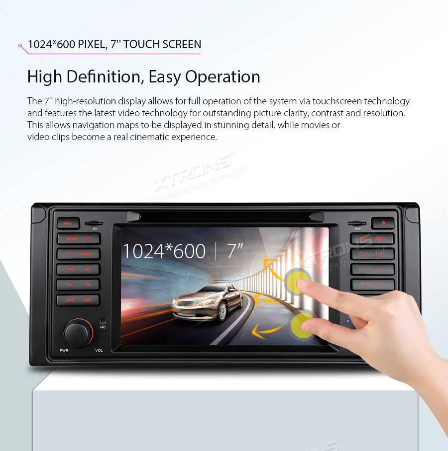 Cheap Android 8.1 Octa Core 7" Smart Multimedia Car DVD Player Radio Stereos GPS for BMW E39 M5 / 7 Series E38 1999 2000 2001 8