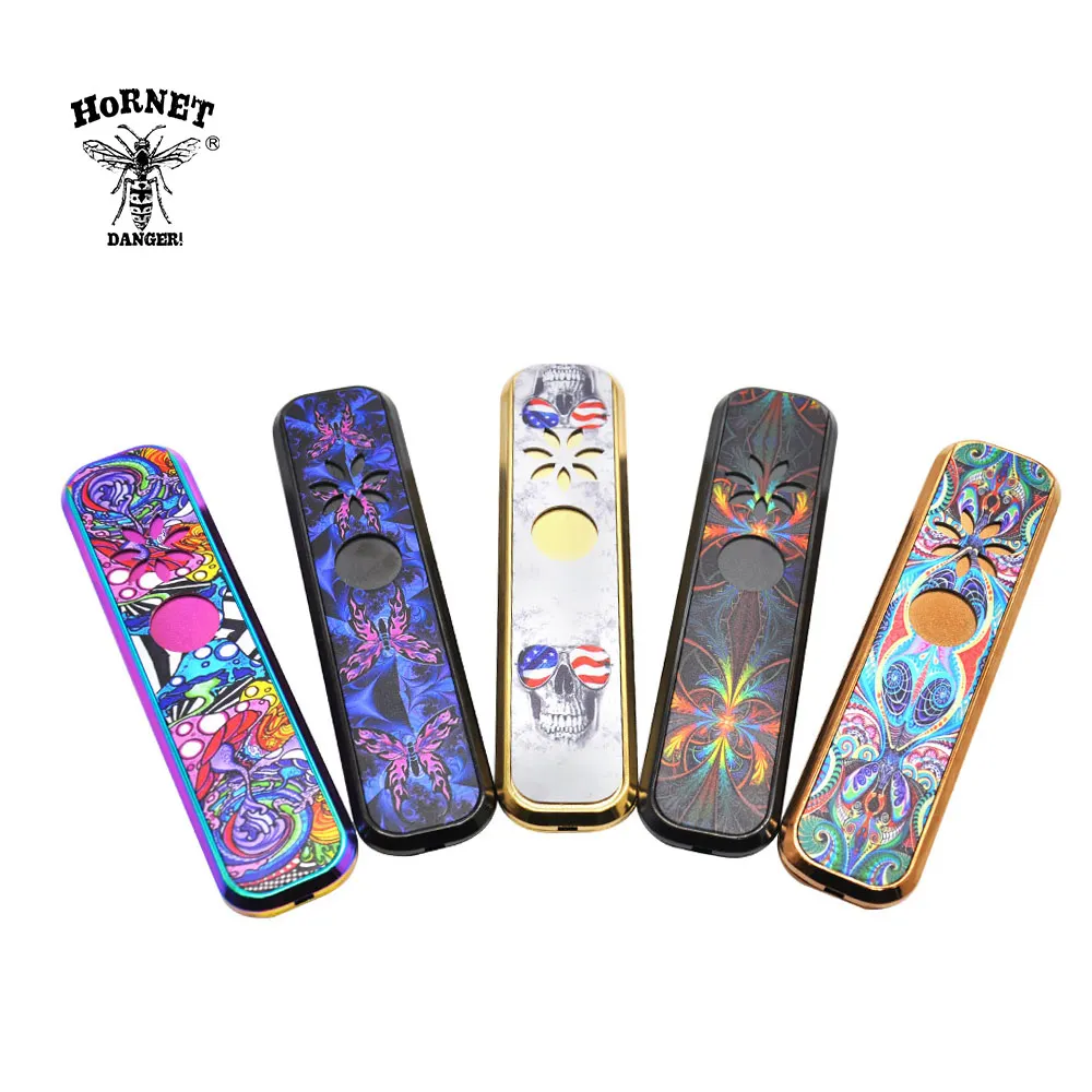 

HORNET Magnetic Aluminum Smoking Pipe Metal Vintage Weed Pipe With Screen Airtight Tobacco Easy To Clean Pipe Tobacco Herb Pipe