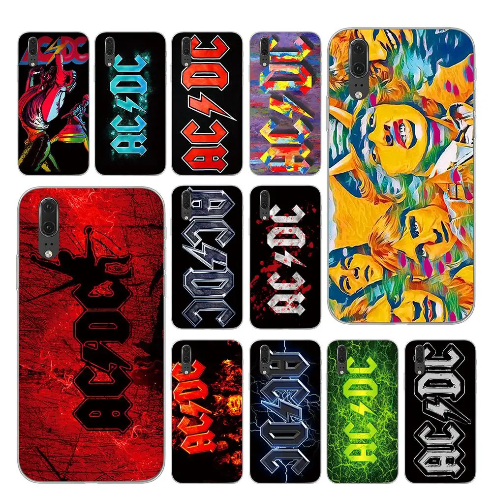 

ACDC ac dc art Phone Case for Huawei P30 P20 P10 Mate 10 20 Pro Lite Cover