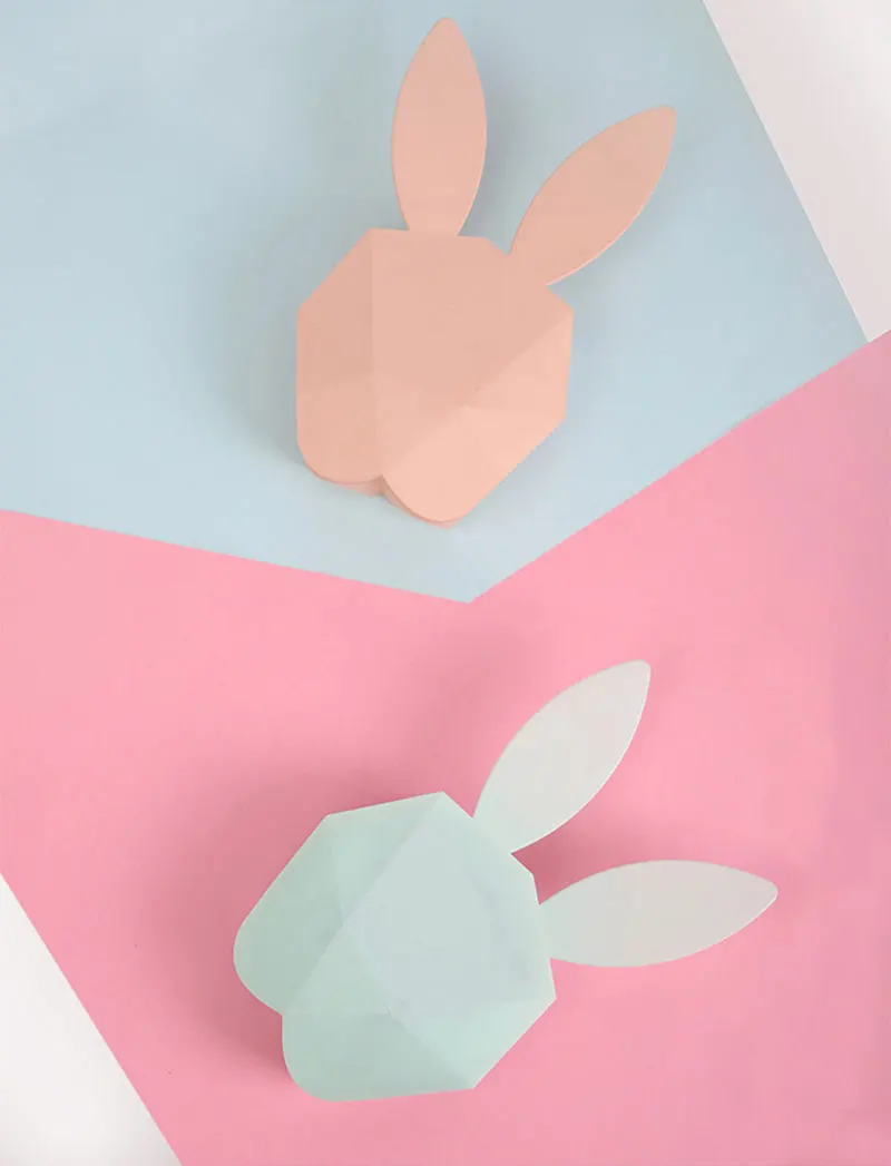 Rabbit night light Alarm Clock Voice activated led digital clock Intelligent Voice Control USB Charging Small Night Light AUG (10)