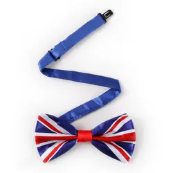 Мужской галстук-бабочка с принтом в виде флага, британский галстук-бабочка, банкетная вечерние, мужской воротник, аксессуары, галстук