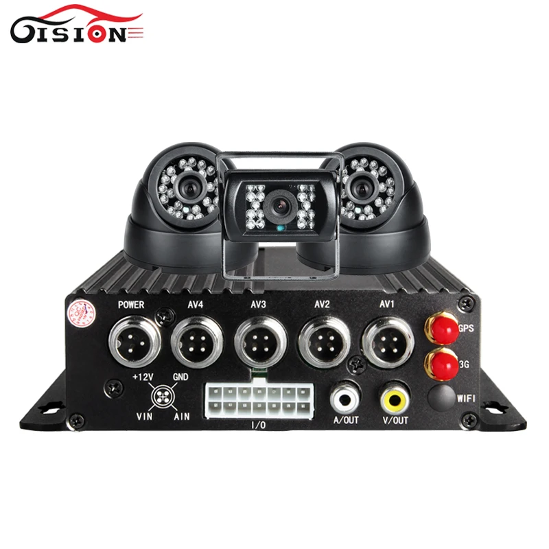 Car Camera Dvr Recorder Kits With 3G GPS Function Mobile Dvr Black Box Real Time