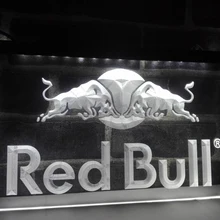 LA022-светодиодный неоновый светильник Bull Energy Drink для домашнего декора